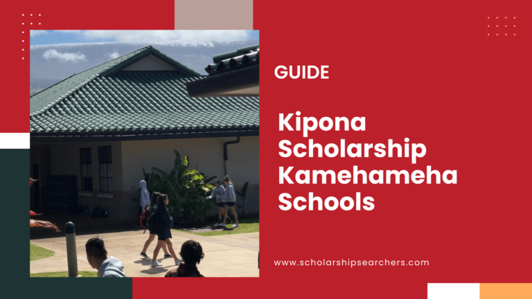 Kipona Scholarship Kamehameha Schools