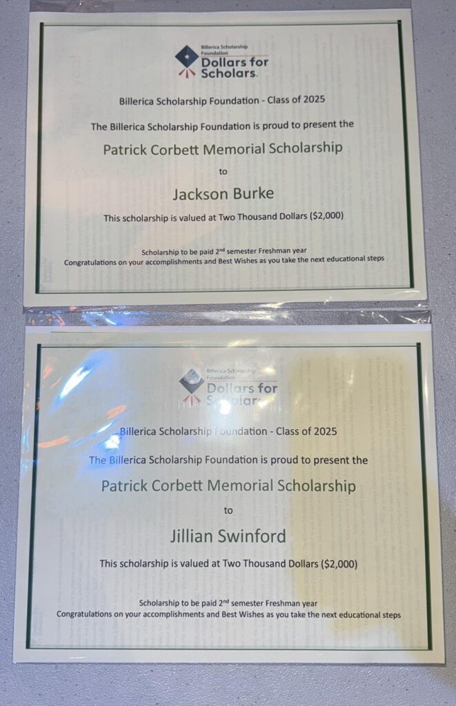 2025 patrick corbett memorial scholarship